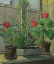 Großes Ölgemälde GERANIEN