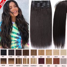 Dick 8 Haarteile Remy Echthaar