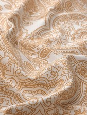 IKEA JÄTTEVALLMO Bettwäsche-Set 140×200 cm 2-teilig Goldgelb Neu OVP Paisley