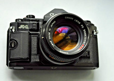 CANON A1  A-1 Kamera SLR mit CANON FD 1,4/50mm  S.S.C. OBJEKTIV