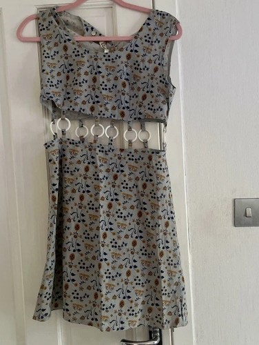 Blaugrau hooped original - original, 60er