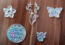 5 wunderschöne 3-D SCHMUCKSTEINE +++ KRISTALLKUNST +++ Karin Jittenmeier + QVC 1