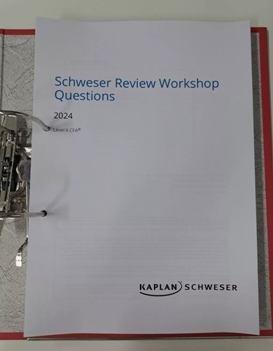 Kaplan schweser review - schweser,