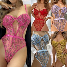 Sexy Blumen Spitze Dessous