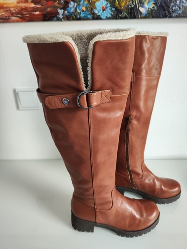 Echtleder overknee stiefel - echtleder, overknee-stiefel