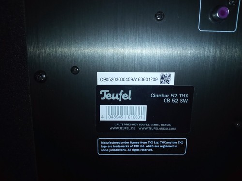 Teufel aktiv subwoofer - teufel, cb