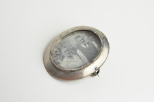 Antike Brosche wohl Silber -