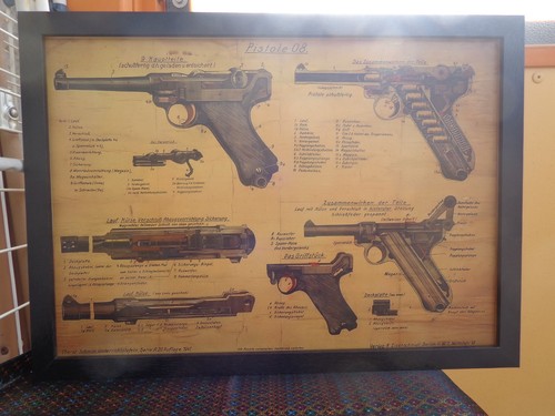 Gerahmtes bild 33x45cm mauser - gerahmtes, 33x45cm: