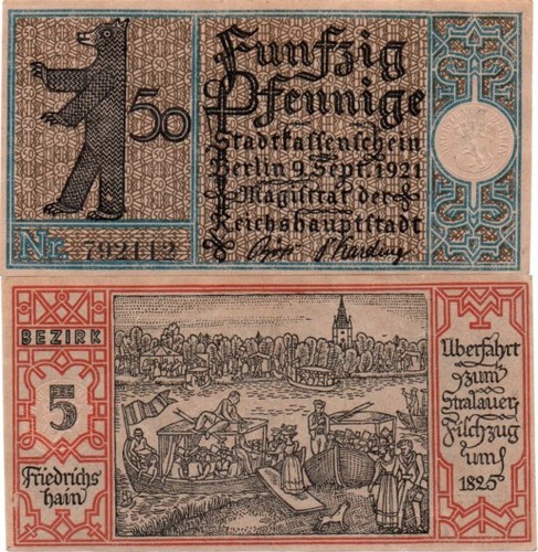 Notgeld berlin 1921 - notgeld, 1921,