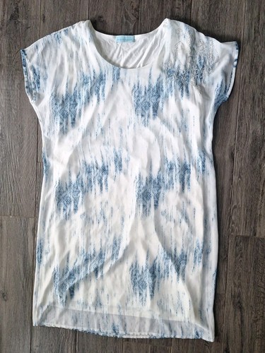 Kleid blau weiß pfeffinger - blau,