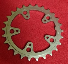 Shimano SG F-26 Alu Kettenblatt, 74mm Standard Lochkreis, 26 Zähne, silber, NOS