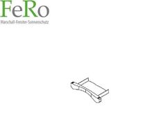 Rollladen Arretten-  Arretierung - Rolladenpanzer- Clip 37mm - 55mm Alu-FeRo