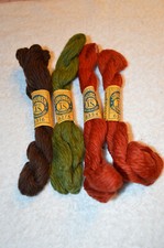 4 Strang,   Stickgarn  Stickwolle, SCHÜRER Smyrnacord ,versch. Farben s. Foto