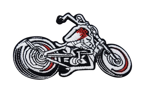 Motorrad biker bügelbild - biker,