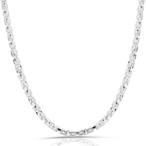 Königskette 4mm 925er silber - königskette,