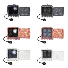 Außensteckdose Garten Stein-Optik IP44 2-fach & Schaltuhr/4-fach inkl. 5m Kabel