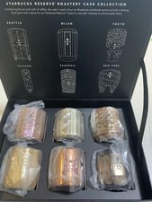 Starbucks Reserve Roastery Cask Collection Ornament Seattle Milan Tokyo Chica NY