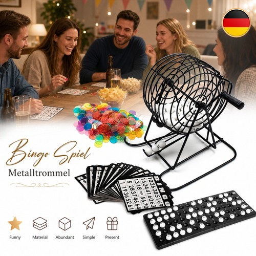 Bingo spiel metalltrommel - spiel,