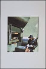 EDWARD HOPPER * Compartment C * 57 x 38 cm * signed lithograph *limited # 27/150