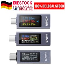DC4-30V 0-12A USB Type-C Power Tester Digital Voltage Current Capacity Meter