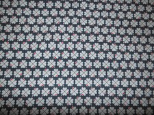 Graziela Kleeblatt Bettwäsche 70er Stoff fabric 70s vintage clover bedding black