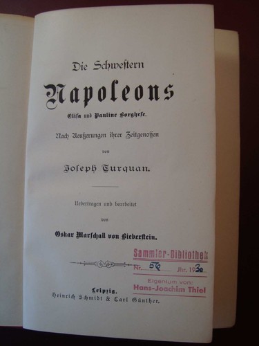 Die schwestern napoleons - die, von