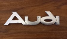 Altes Audi Emblem Schriftzug Oldtimer 18cm