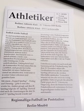 Progammheft BAK 07 - FC Viktoria Berlin/FSV Luckenwalde Regionalliga Nordost