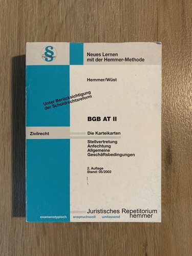 Bgb die karteikarten - ii,