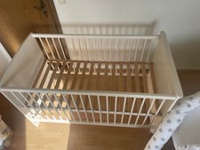 Kinder-Bettgestell Weiß Massivholz Kiefer 70x140 cm