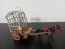 PLAYMOBIL WAGEN GEFANGENENWAGEN GEFANGENER MITTELALTERLICHER BANDIT LILIENBLU...