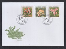 Liechtenstein 2000 FDC - Seltene Pilze / seltene Pilze / seltene Pilze