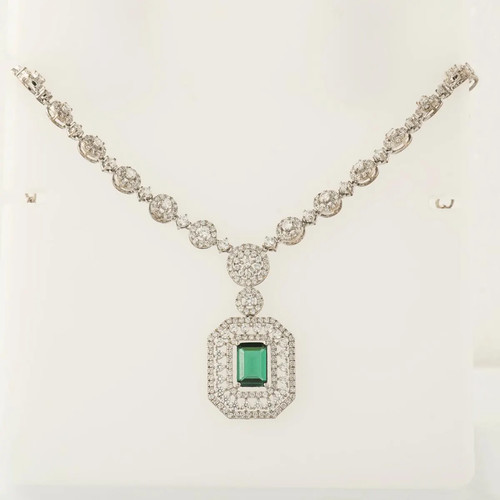 00ct natural emerald halo - emerald,