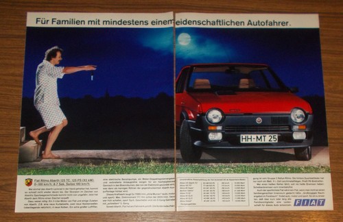 Seltene werbung fiat ritmo - seltene,