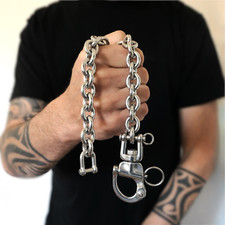 Edelstahl Hosenkette Herren