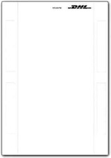 1000 DHL Versandetiketten 910-300-700 DIN A5 selbstklebende Etiketten Paket Neu 