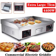 4400W Elektro Grillplatte Griddleplatte Gastro Griddle Grill Bratplatte Bräter