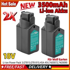 2x 3500mAH Akku Für Wolf