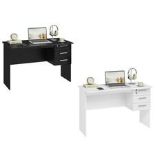 Schreibtisch Computertisch Bürotisch 3 Schubladen 120x60cm PC Tisch Arbeitstisch