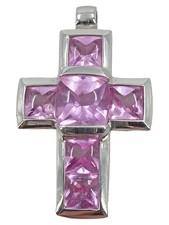 JOOP! Kreuz Anhänger Rosa