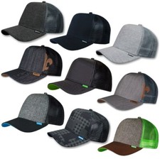 DJINNS ® HFT TOPSELLER Cap High Fitted Trucker Mesh Kappe Cappy Hat Rib Caps NEU