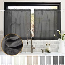 Scheibengardinen Küche