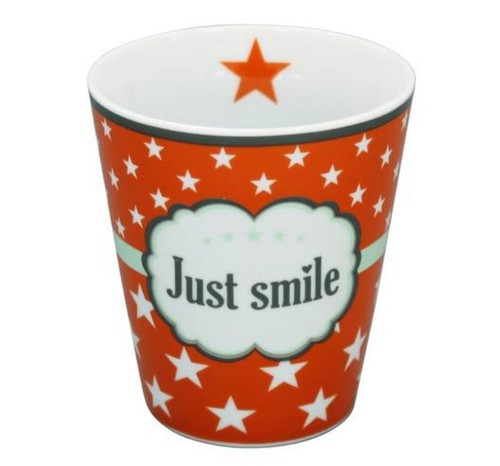 Kaffeebecher just smile sterne - just,