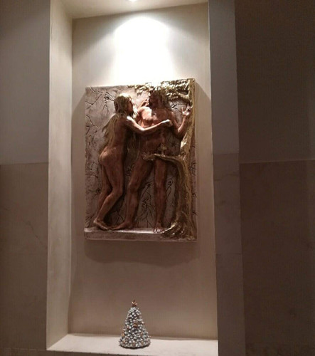 Gold adam und eva groß - eva,