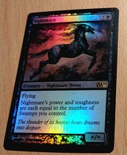 MTG Magic: + FOIL + Nachtmahr / Nightmare, English, Nearmint 