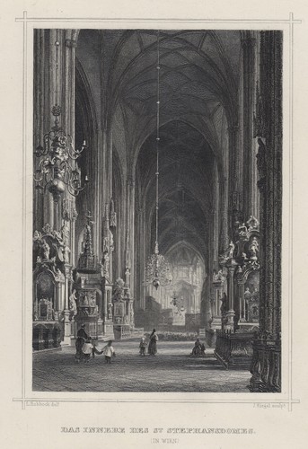 Wien stephansdom innenansicht - wien,