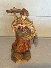 Große Holzfigur Heilige