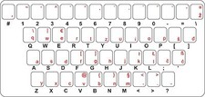 Aufkleber sticker tastatur