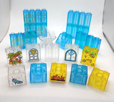 LEGO DUPLO GLASSTEIN GLAS STEIN TRANSPARENT DURCHSICHTIG AUSWAHL 2x2 2x1 NEU