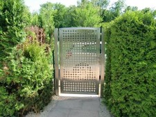 EB528 - Edelstahl  Pforte